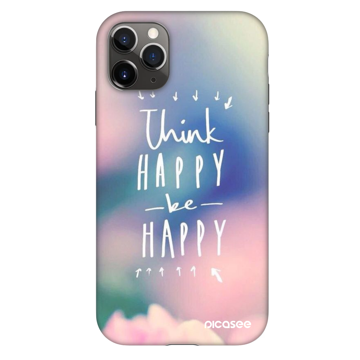 Picasee Fashion Case pentru Apple iPhone 11 Pro - Think happy be happy
