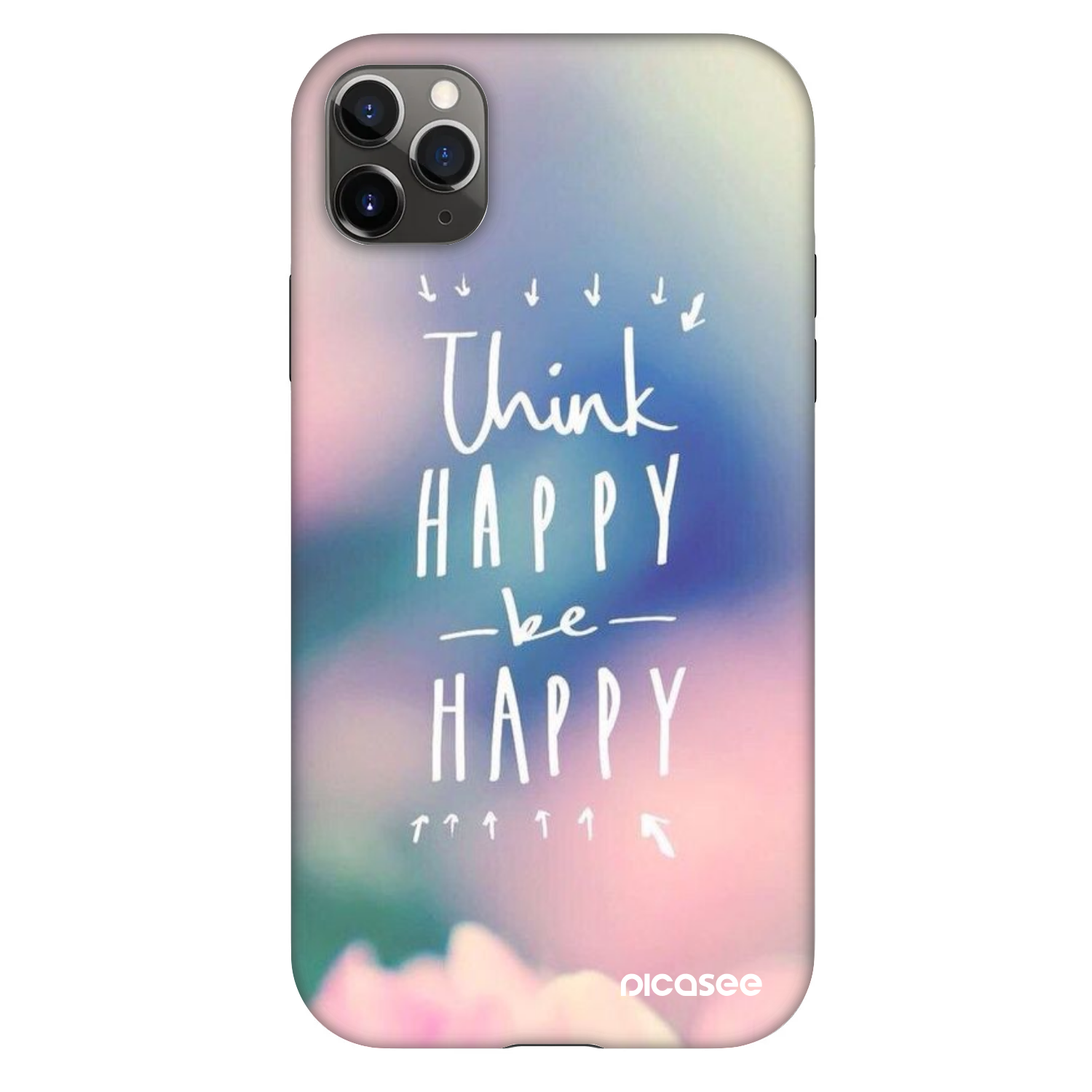Picasee Fashion Case pentru Apple iPhone 11 Pro Max - Think happy be happy