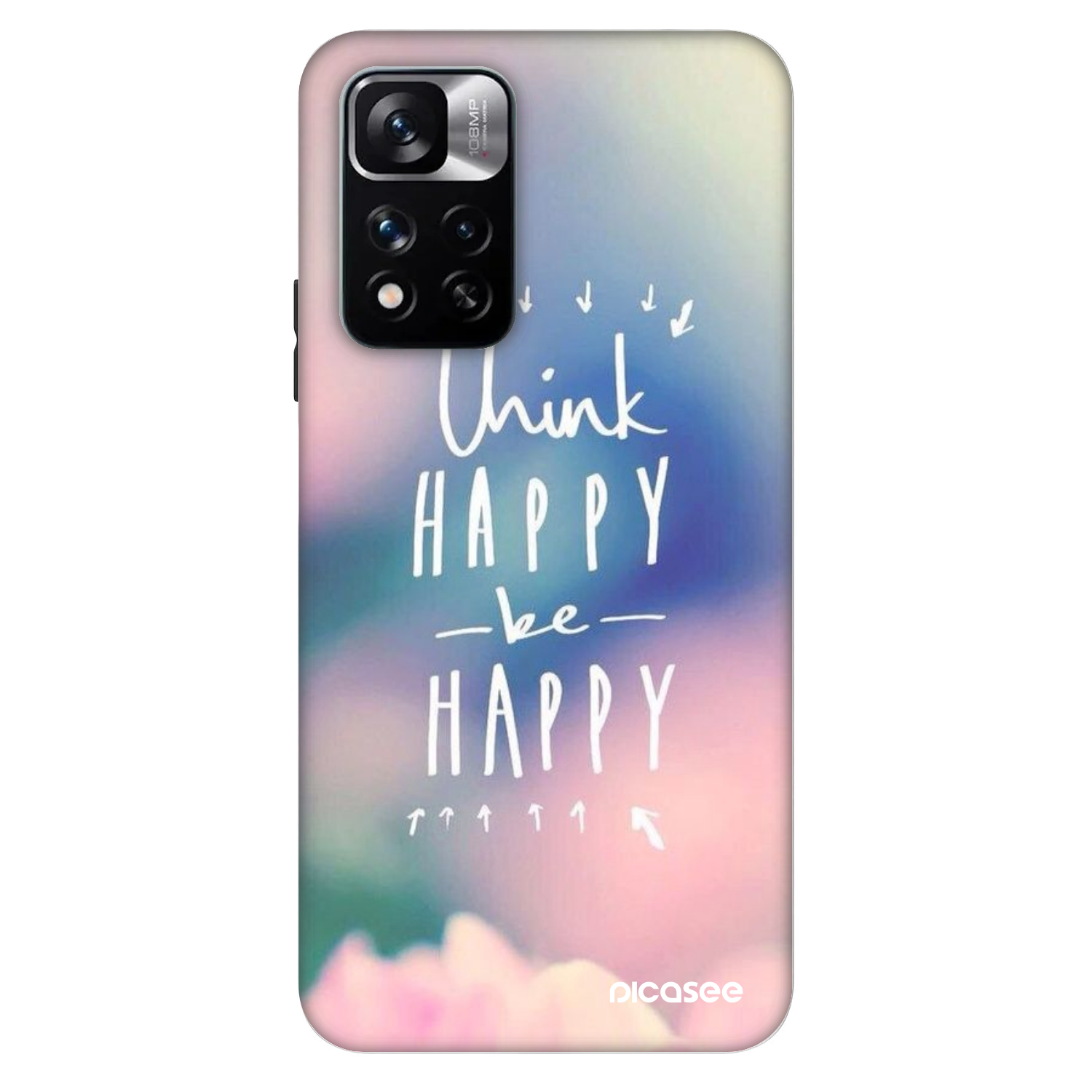 Picasee Fashion Case pentru Xiaomi Redmi Note 11 Pro 5G - Think happy be happy