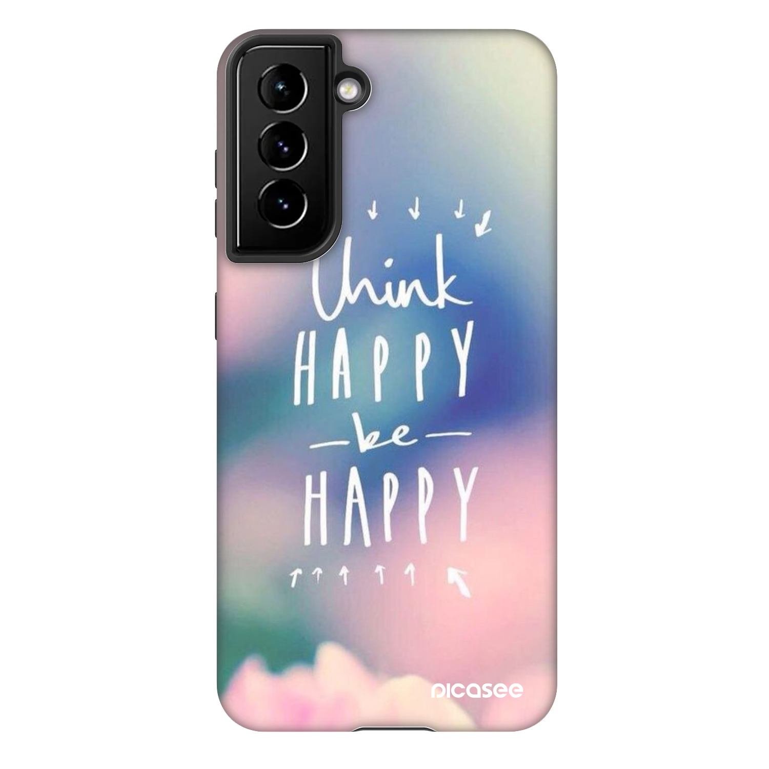 Picasee Fashion Case pentru Samsung Galaxy S22 5G - Think happy be happy