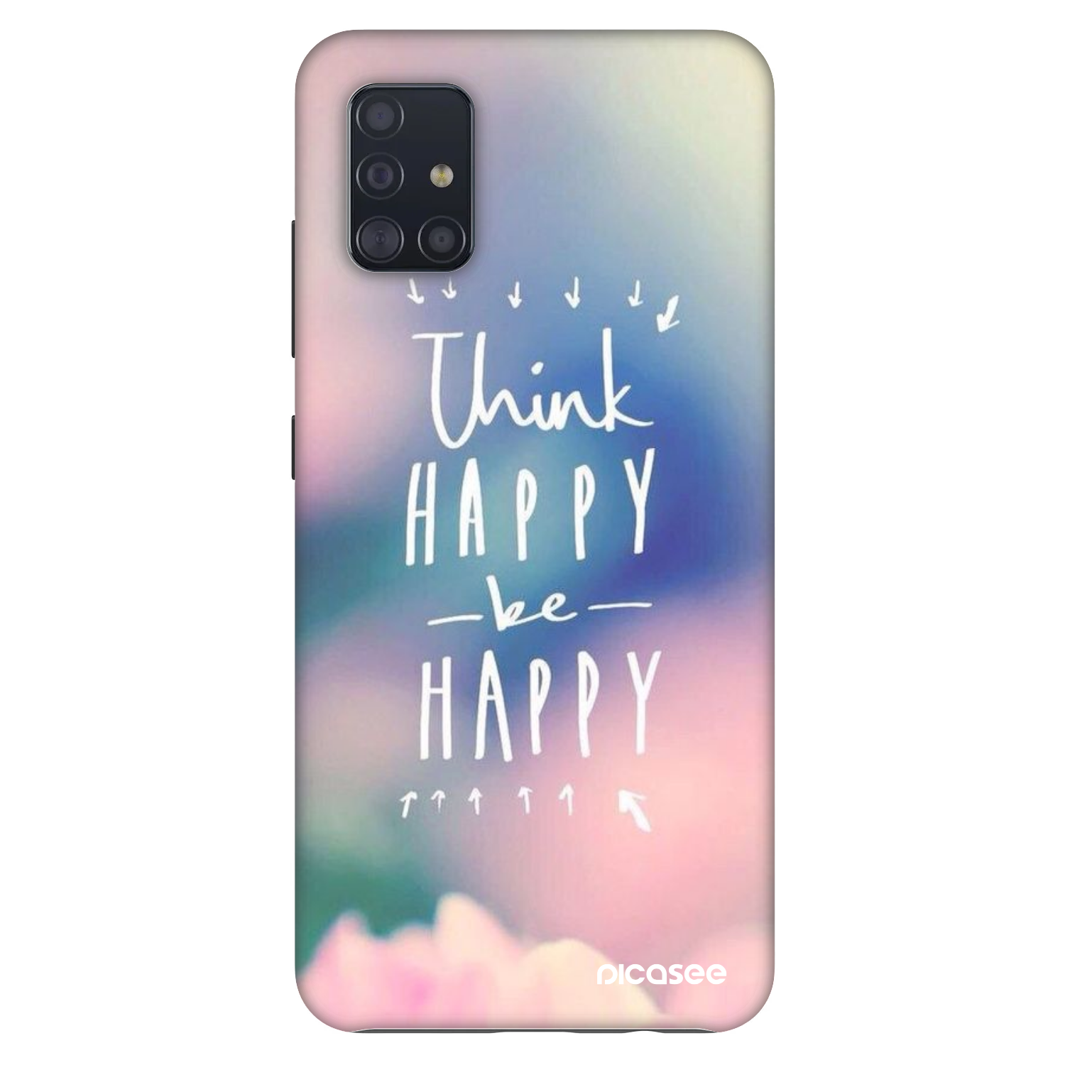 Picasee Fashion Case pentru Samsung Galaxy A51 A515F - Think happy be happy