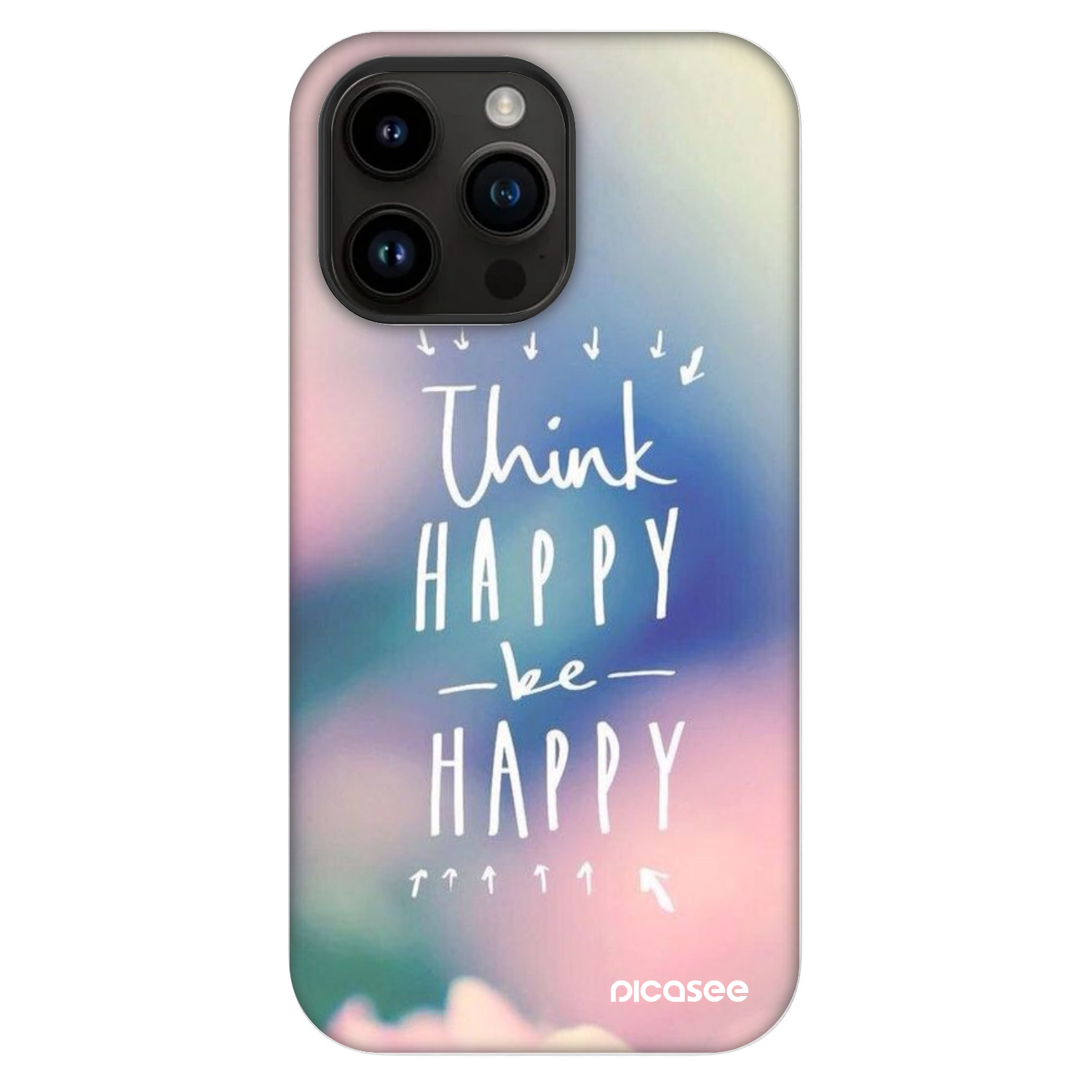 Picasee Fashion Case MagSafe pentru Apple iPhone 14 Pro Max - Think happy be happy