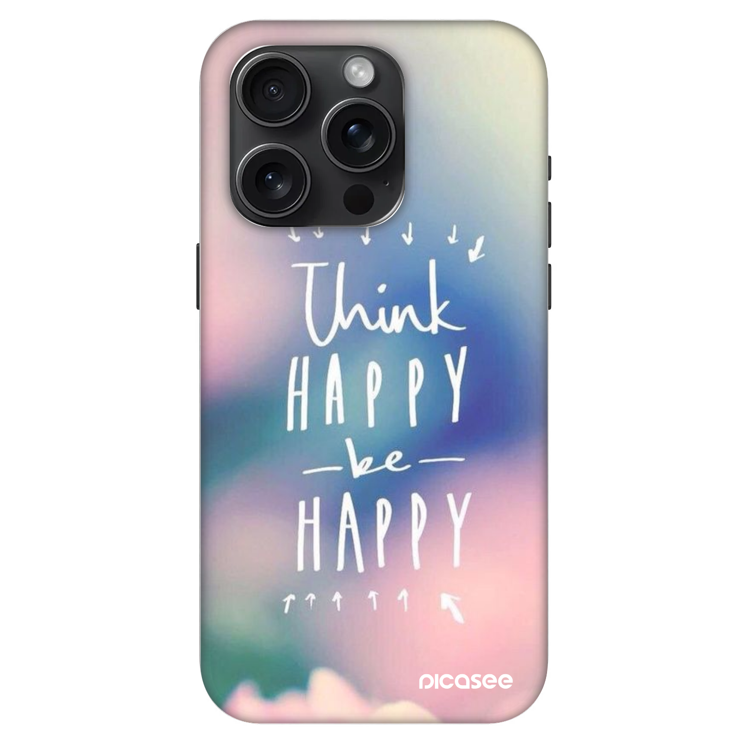 Picasee Fashion Case MagSafe pentru Apple iPhone 15 Pro - Think happy be happy
