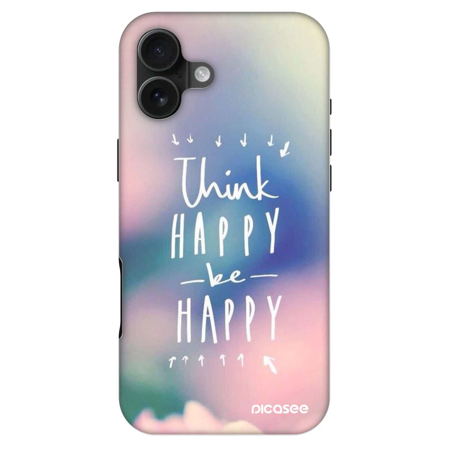 Picasee Fashion Case MagSafe pentru Apple iPhone 16 Plus - Think happy be happy