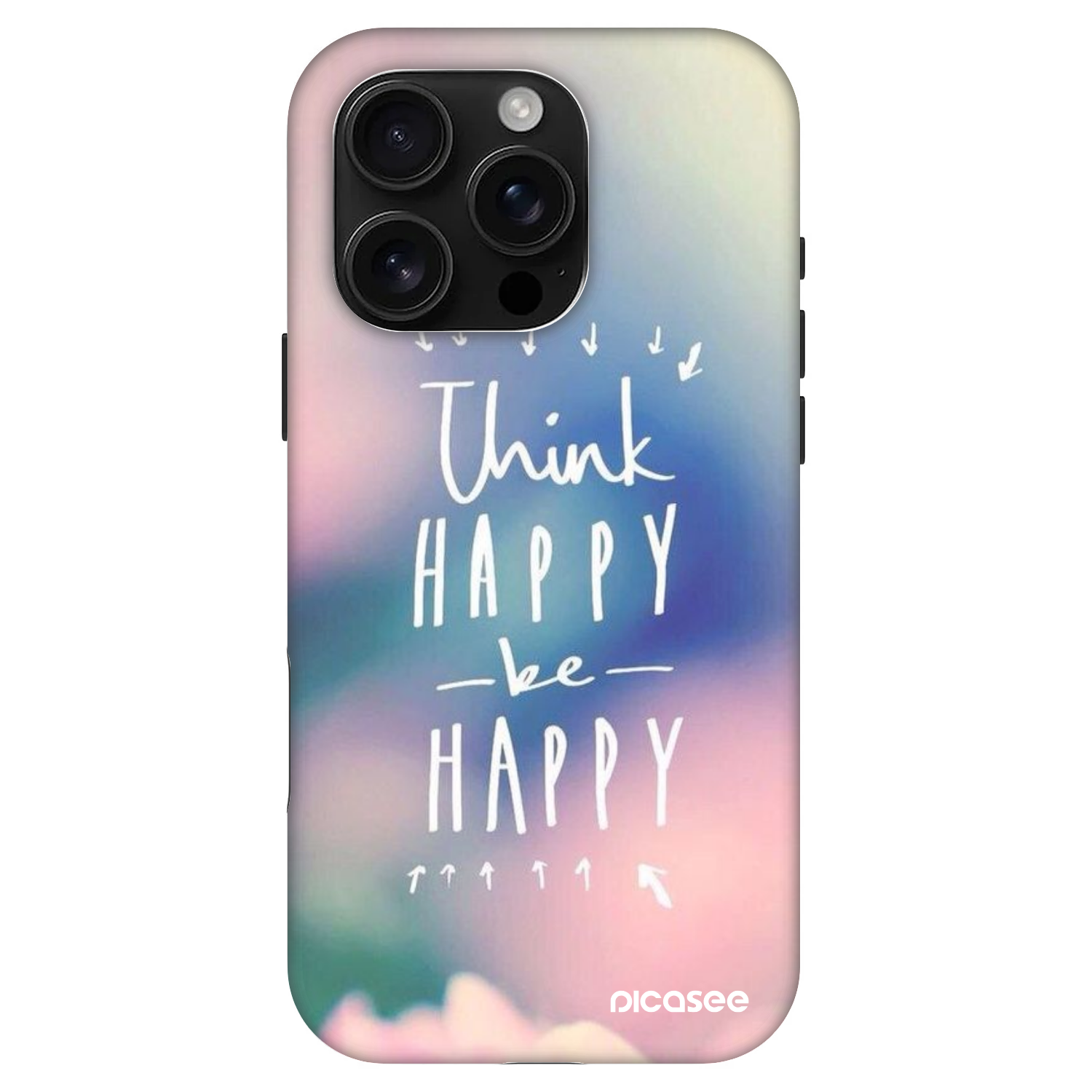 Picasee Fashion Case MagSafe pentru Apple iPhone 16 Pro - Think happy be happy