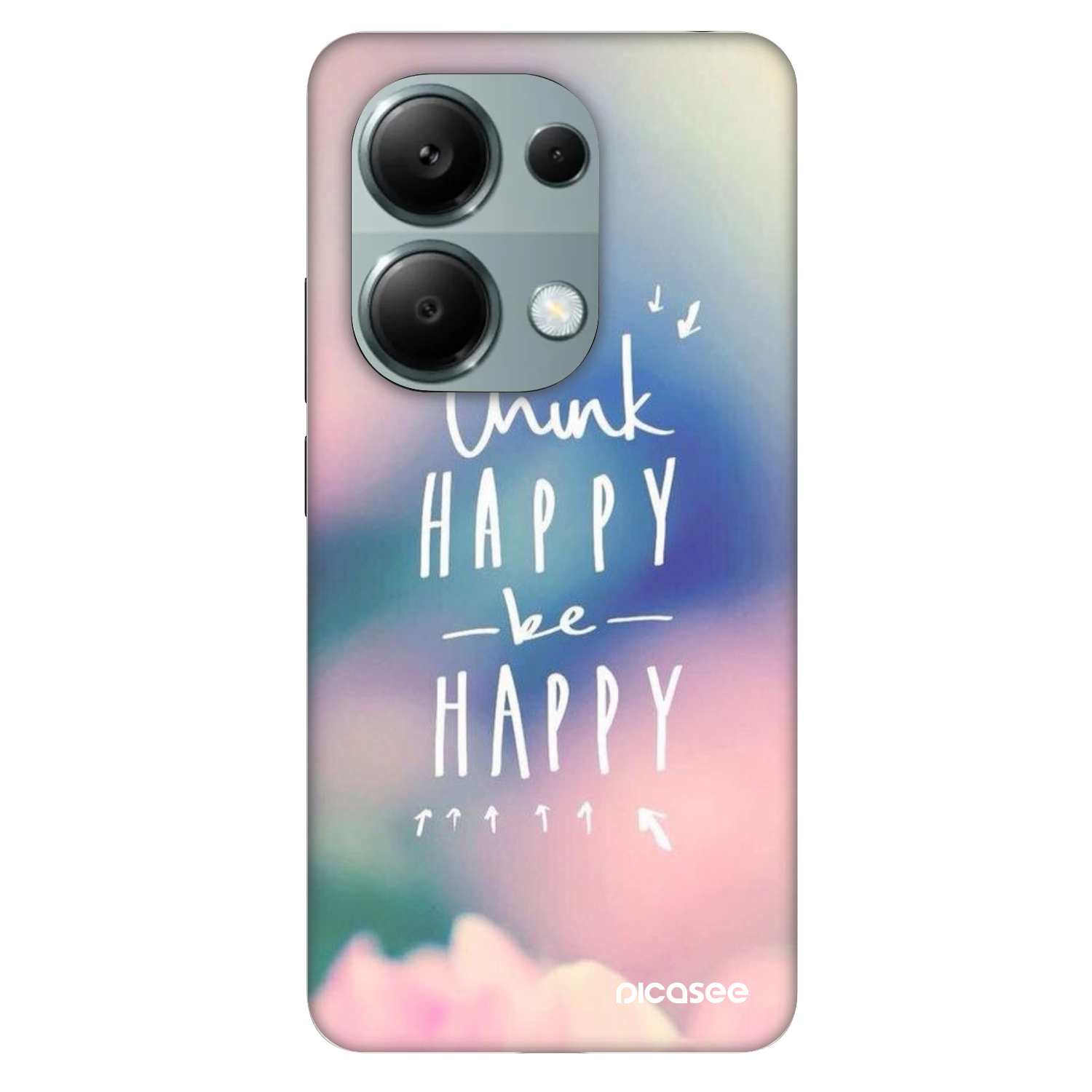 Picasee Fashion Case pentru Xiaomi Redmi Note 13 Pro 4G - Think happy be happy