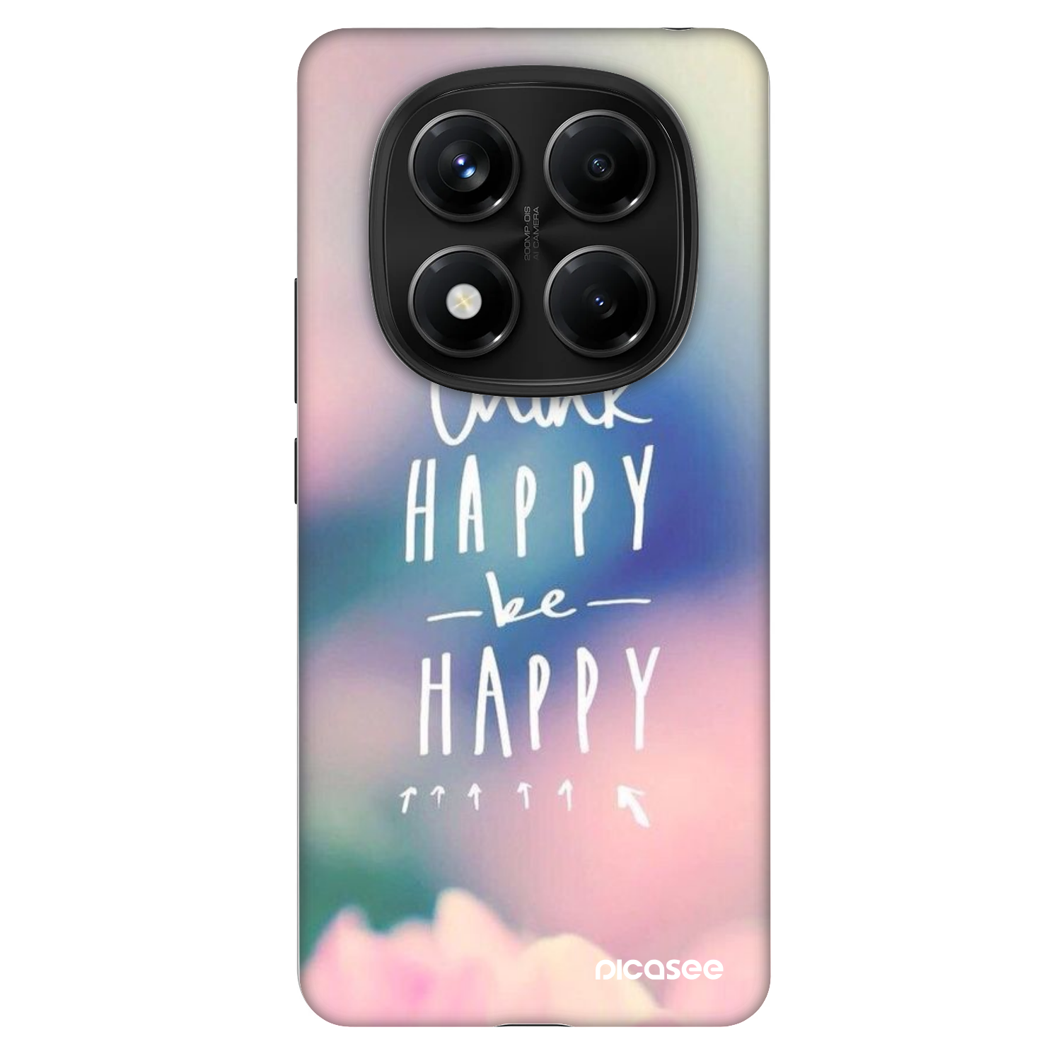 Picasee Fashion Case pentru Xiaomi Redmi Note 14 Pro 4G - Think happy be happy