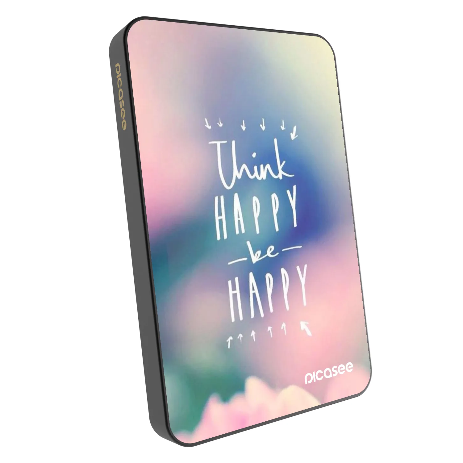 Picasee Powerbank cu MagSafe 5 000 mAh Gri - Think happy be happy