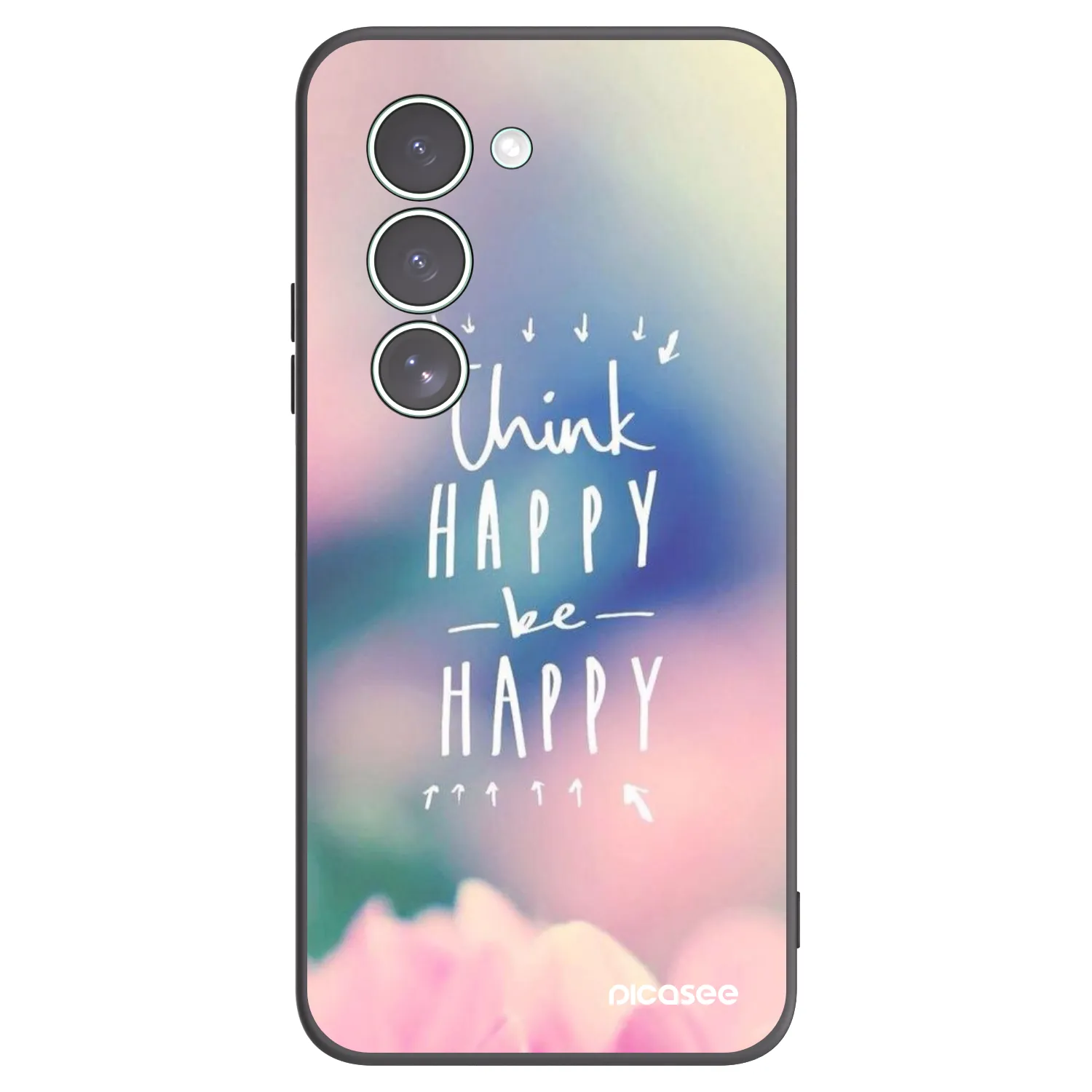 Picasee husă neagră din silicon pentru Xiaomi Redmi 15 5G - Think happy be happy