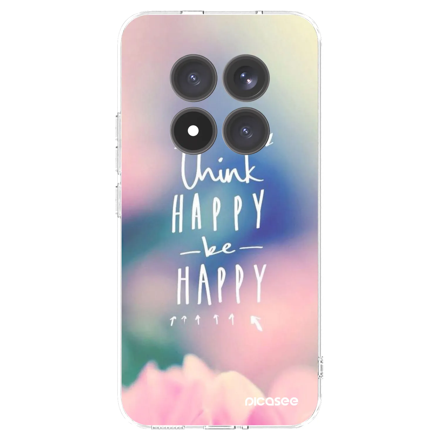 Picasee husă transparentă din silicon pentru Xiaomi Redmi Note 15 Pro+ - Think happy be happy