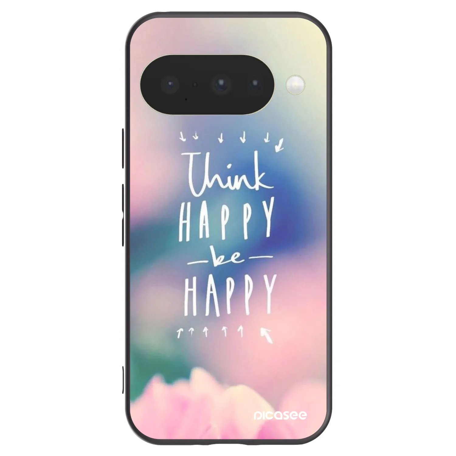 Picasee husă neagră din silicon pentru Google Pixel 10 - Think happy be happy