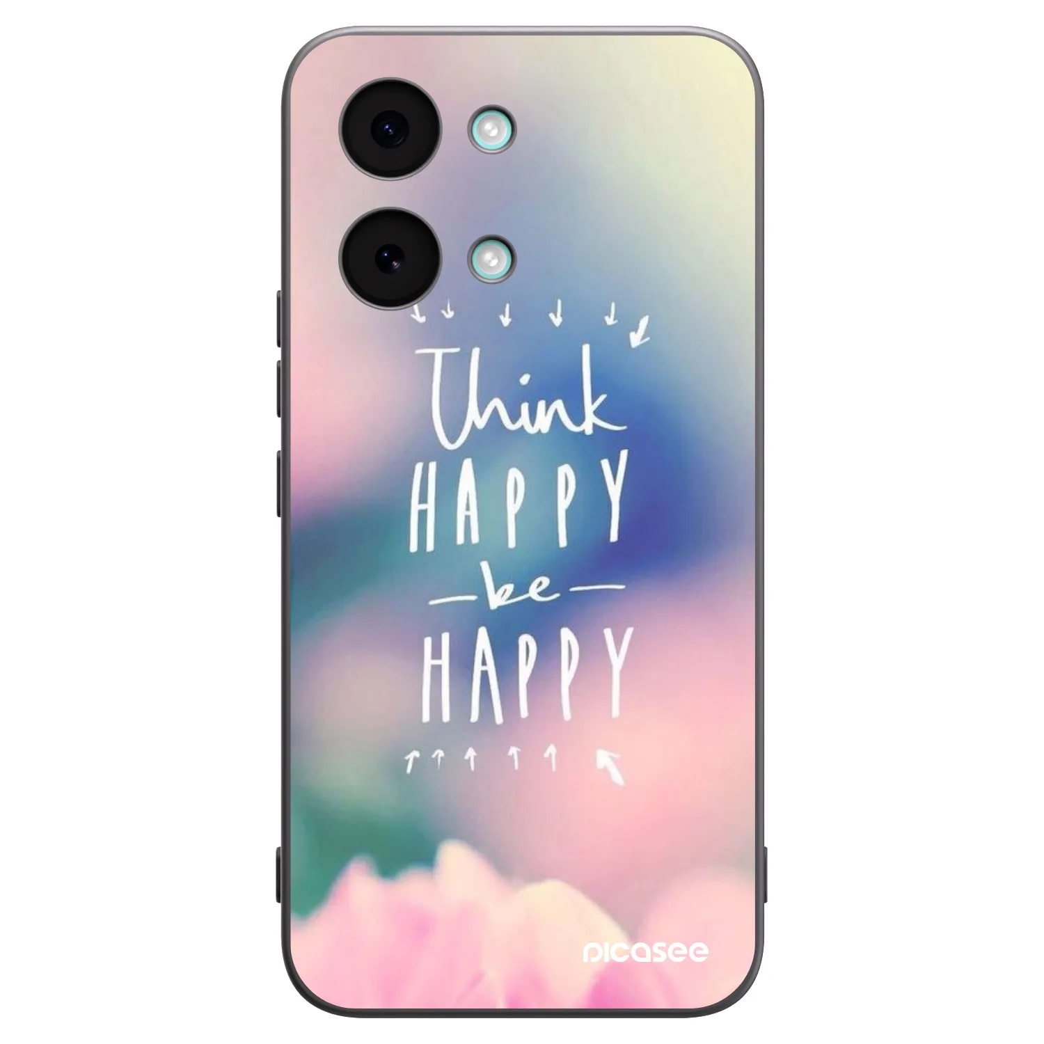 Picasee husă neagră din silicon pentru Xiaomi Poco X8 Pro Max - Think happy be happy