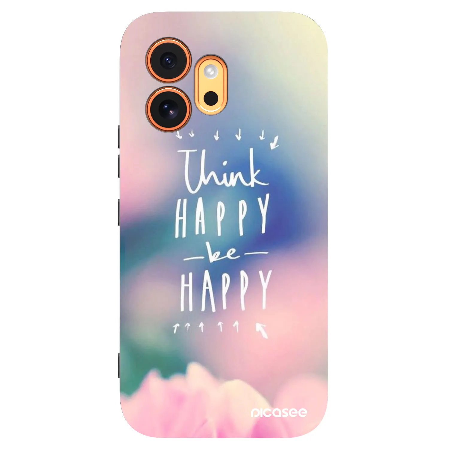 Picasee husă neagră din silicon pentru Honor 600 - Think happy be happy