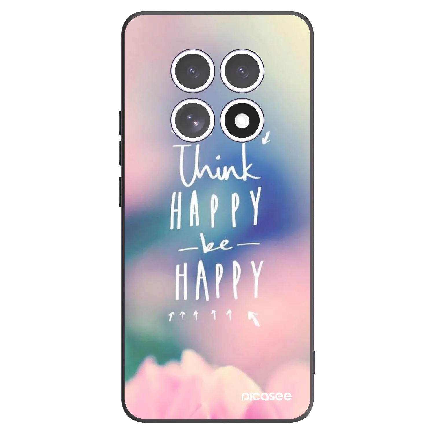 Picasee husă neagră din silicon pentru Xiaomi Redmi Note 15 5G - Think happy be happy