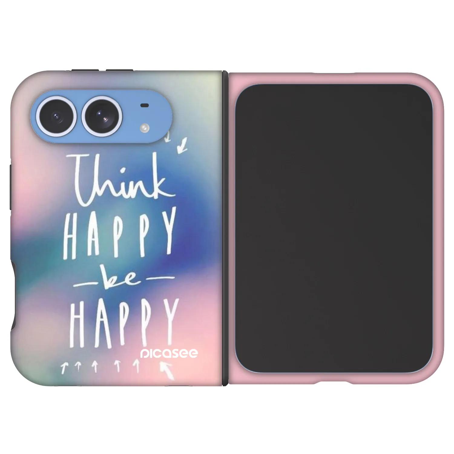 Picasee Fashion Case MagSafe pentru Apple iPhone Duo - Think happy be happy