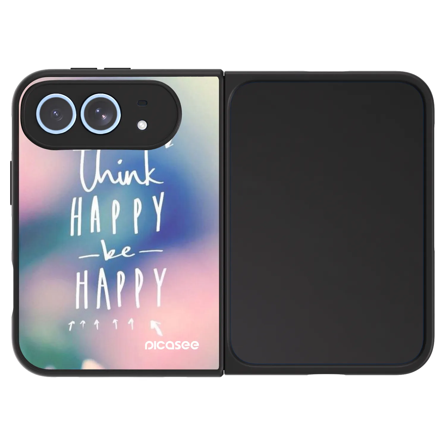 Picasee ULTIMATE CASE MagSafe pentru Apple iPhone Duo - Think happy be happy
