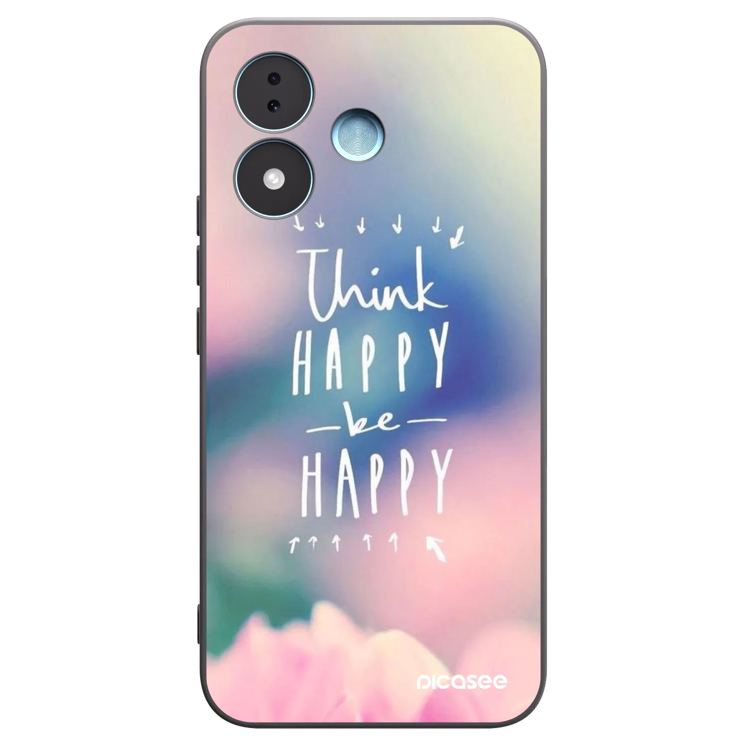 Picasee husă neagră din silicon pentru Xiaomi Redmi Note 17 5G - Think happy be happy
