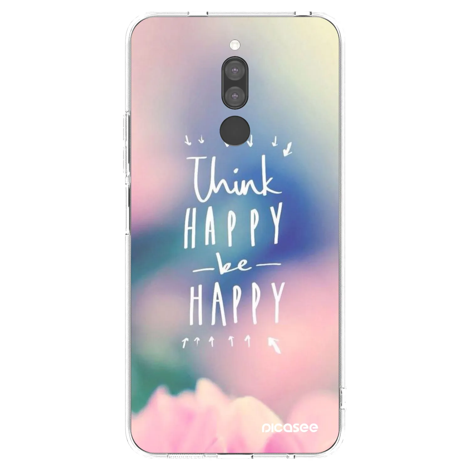Picasee husă transparentă din silicon pentru Xiaomi Redmi 8 - Think happy be happy