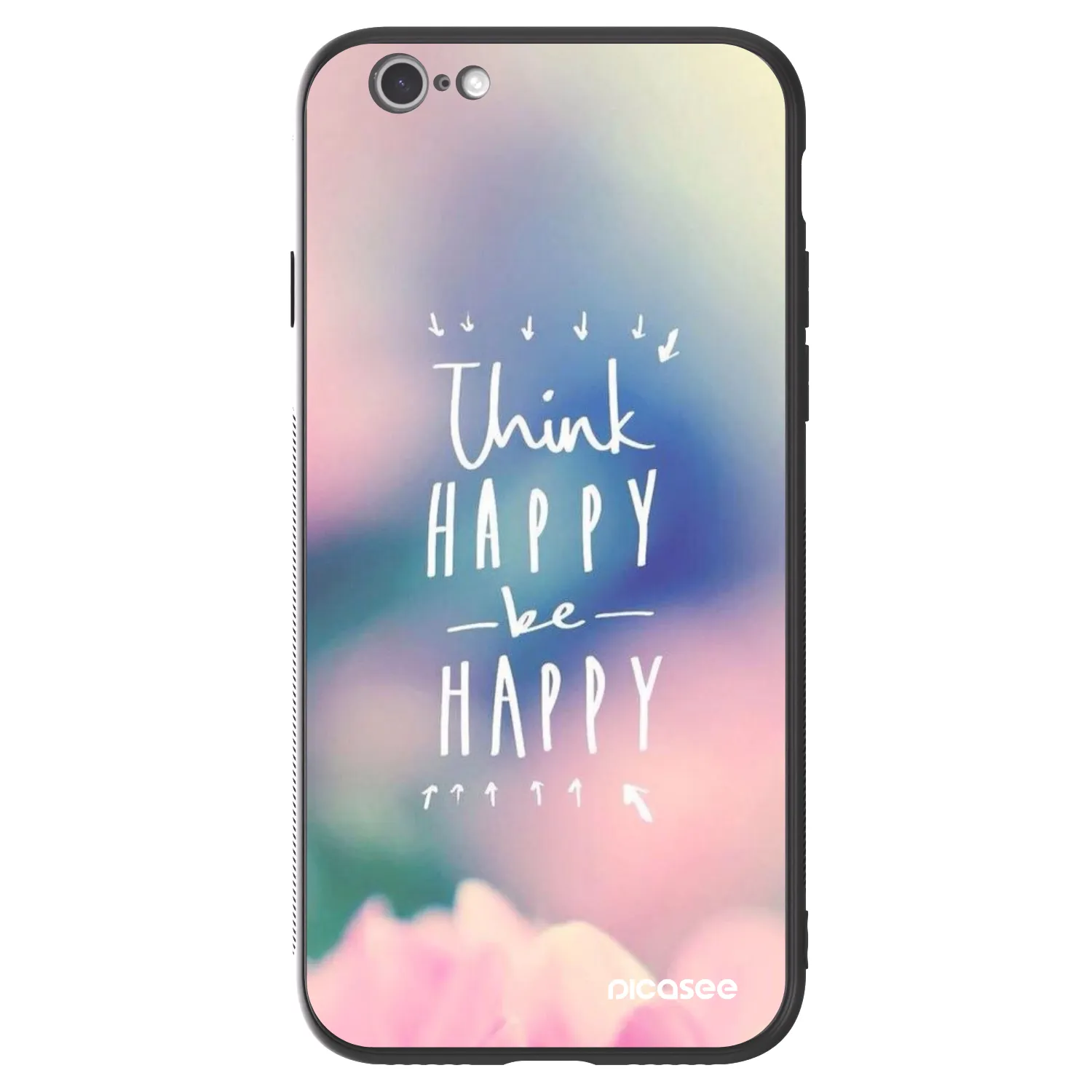 Picasee ULTIMATE CASE pentru Apple iPhone 6/6S - Think happy be happy