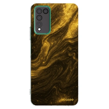 Picasee husă transparentă din silicon pentru Honor 10X Lite - Black