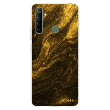 Picasee husă transparentă din silicon pentru Realme 6i - Black