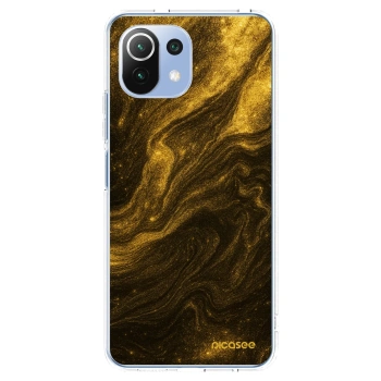 Picasee husă transparentă din silicon pentru Xiaomi Mi 11 Lite - Black