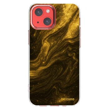 Picasee husă transparentă din silicon pentru Apple iPhone 13 mini - Black