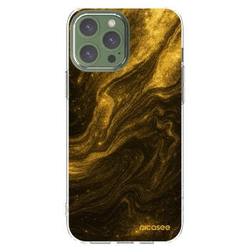 Picasee husă transparentă din silicon pentru Apple iPhone 13 Pro Max - Black