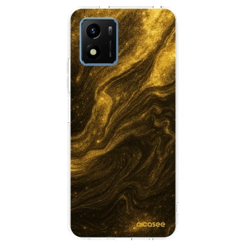 Picasee husă transparentă din silicon pentru Vivo Y01 - Black