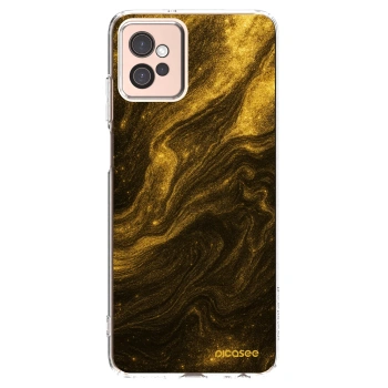 Picasee husă transparentă din silicon pentru Motorola Moto G32 - Black