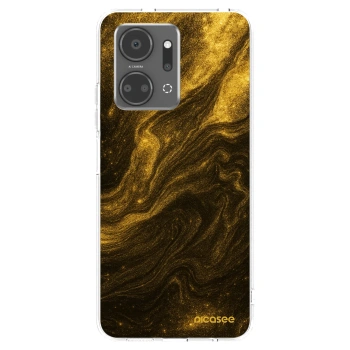 Picasee husă transparentă din silicon pentru Honor X7a - Black
