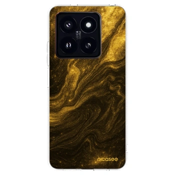 Picasee husă transparentă din silicon pentru Xiaomi 14 Pro - Black