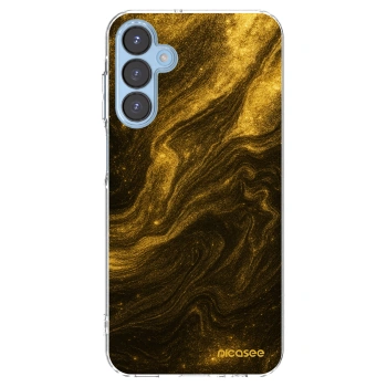 Picasee husă transparentă din silicon pentru Samsung Galaxy A15 A156B 5G - Black