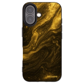 Picasee husă neagră din silicon pentru Apple iPhone 16 - Black
