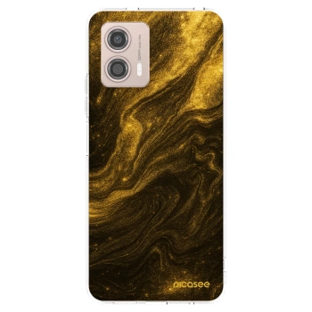 Picasee husă transparentă din silicon pentru Motorola Moto G53 5G - Black