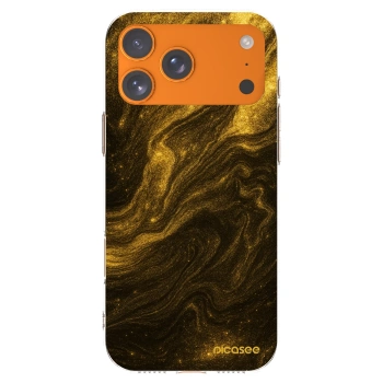 Picasee husă transparentă din silicon pentru Apple iPhone 17 Pro Max - Black