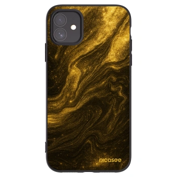 Picasee husă neagră din silicon pentru Apple iPhone 11 - Black