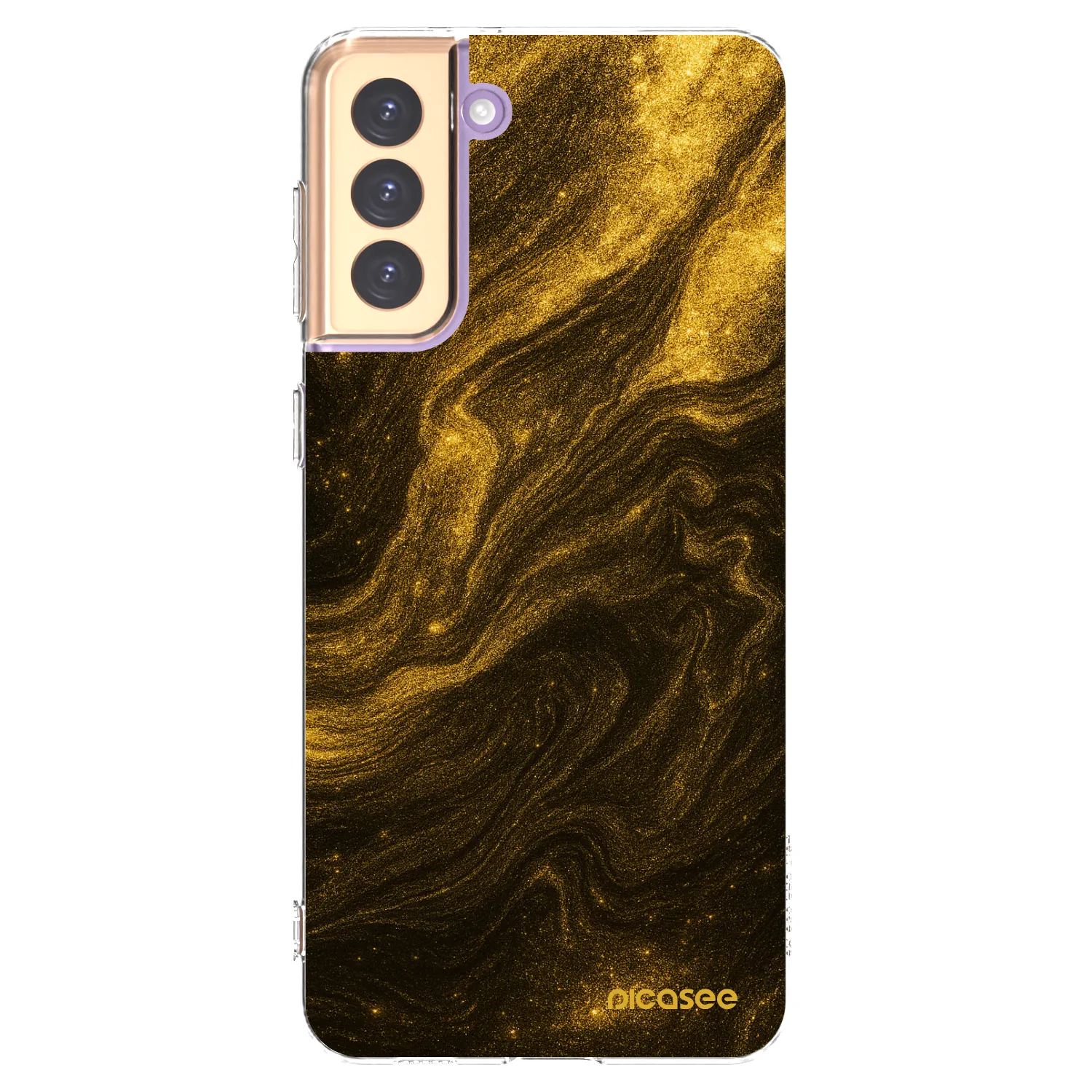 Picasee husă transparentă din silicon pentru Samsung Galaxy S21+ 5G G996F - Black