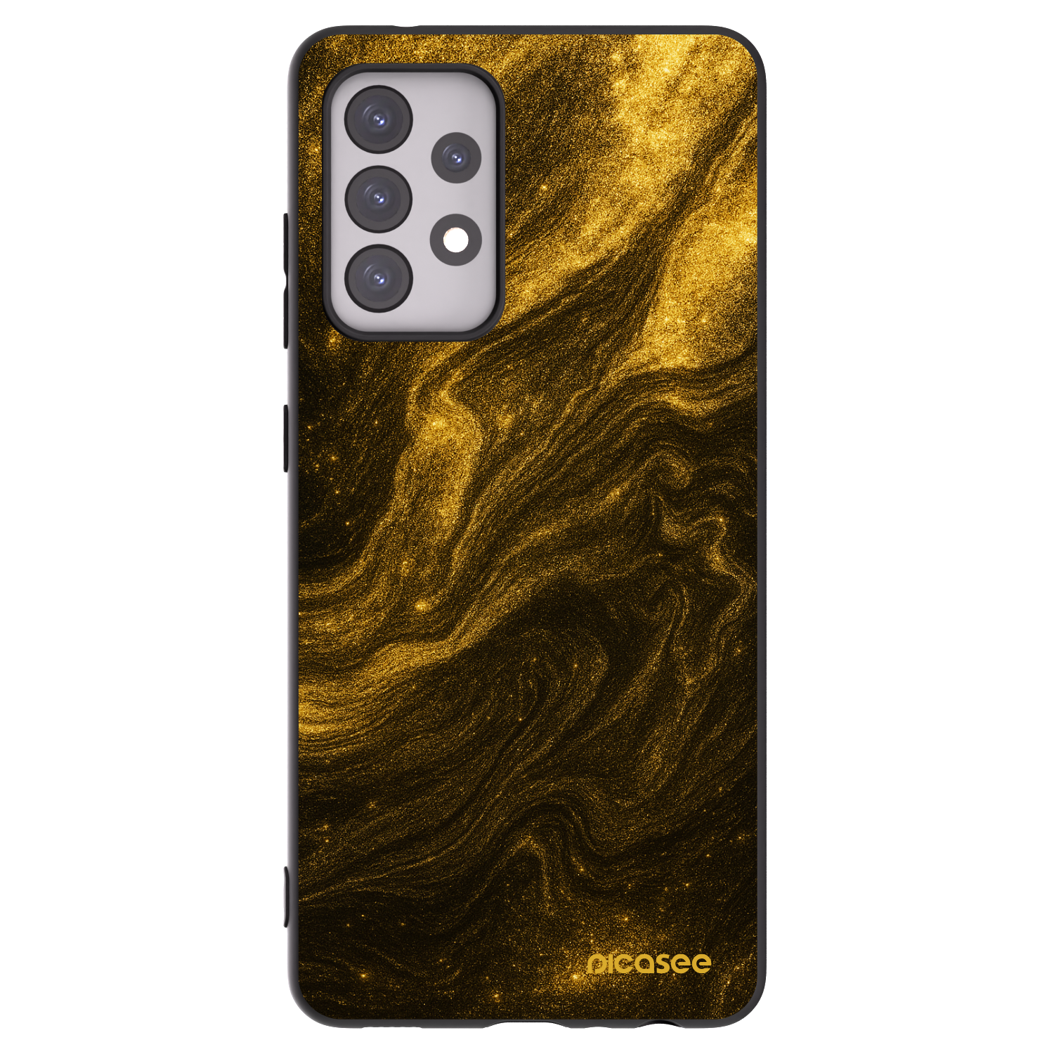 Picasee husă neagră din silicon pentru Samsung Galaxy A52 5G A525F - Black