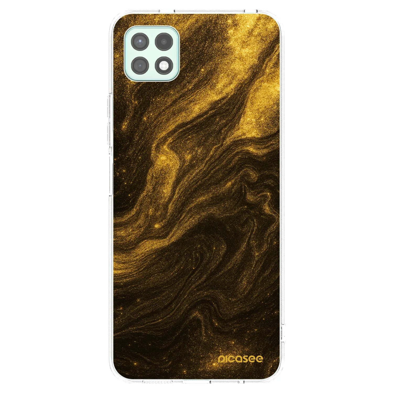 Picasee husă transparentă din silicon pentru Samsung Galaxy A22 A226B 5G - Black