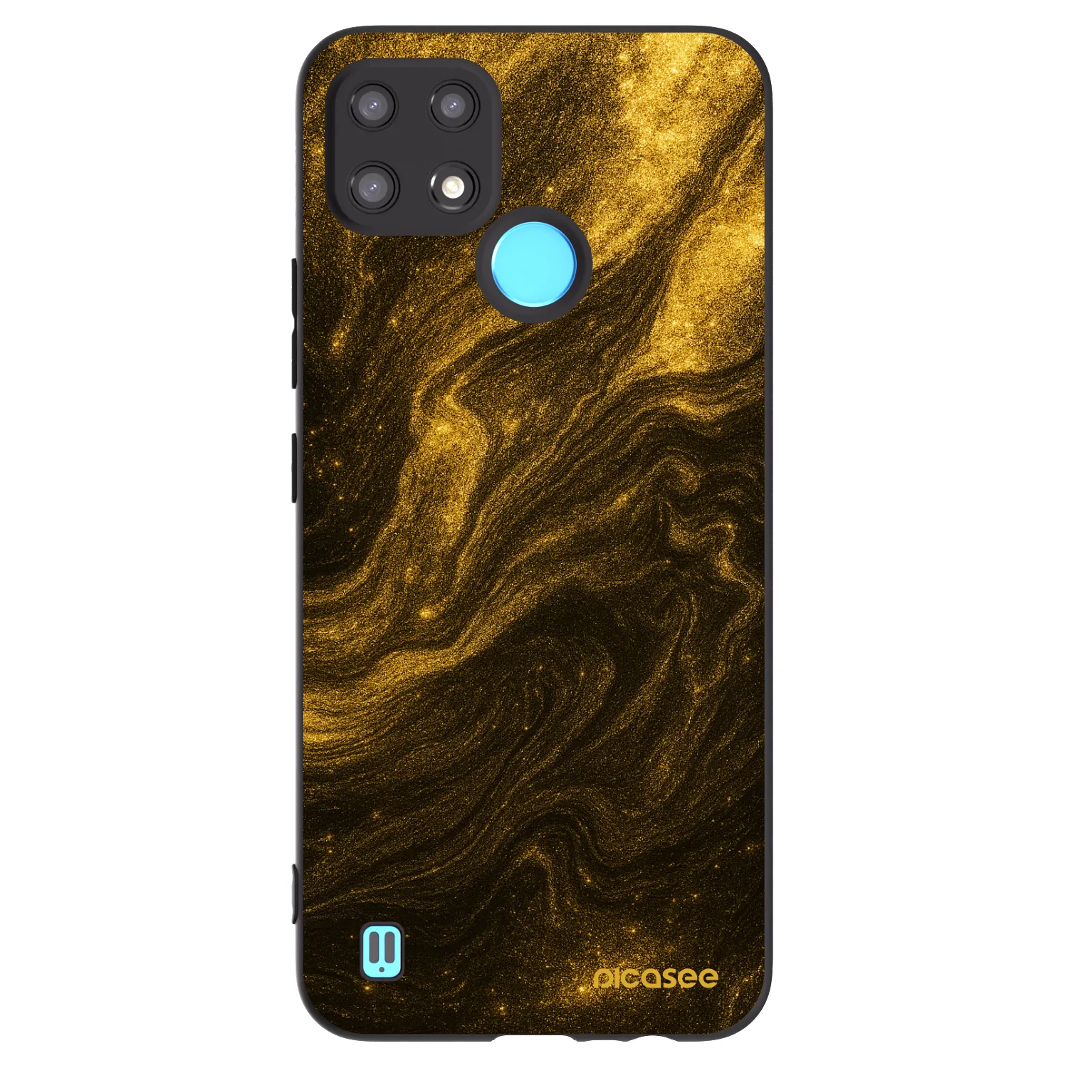 Picasee husă neagră din silicon pentru Realme C21 - Black