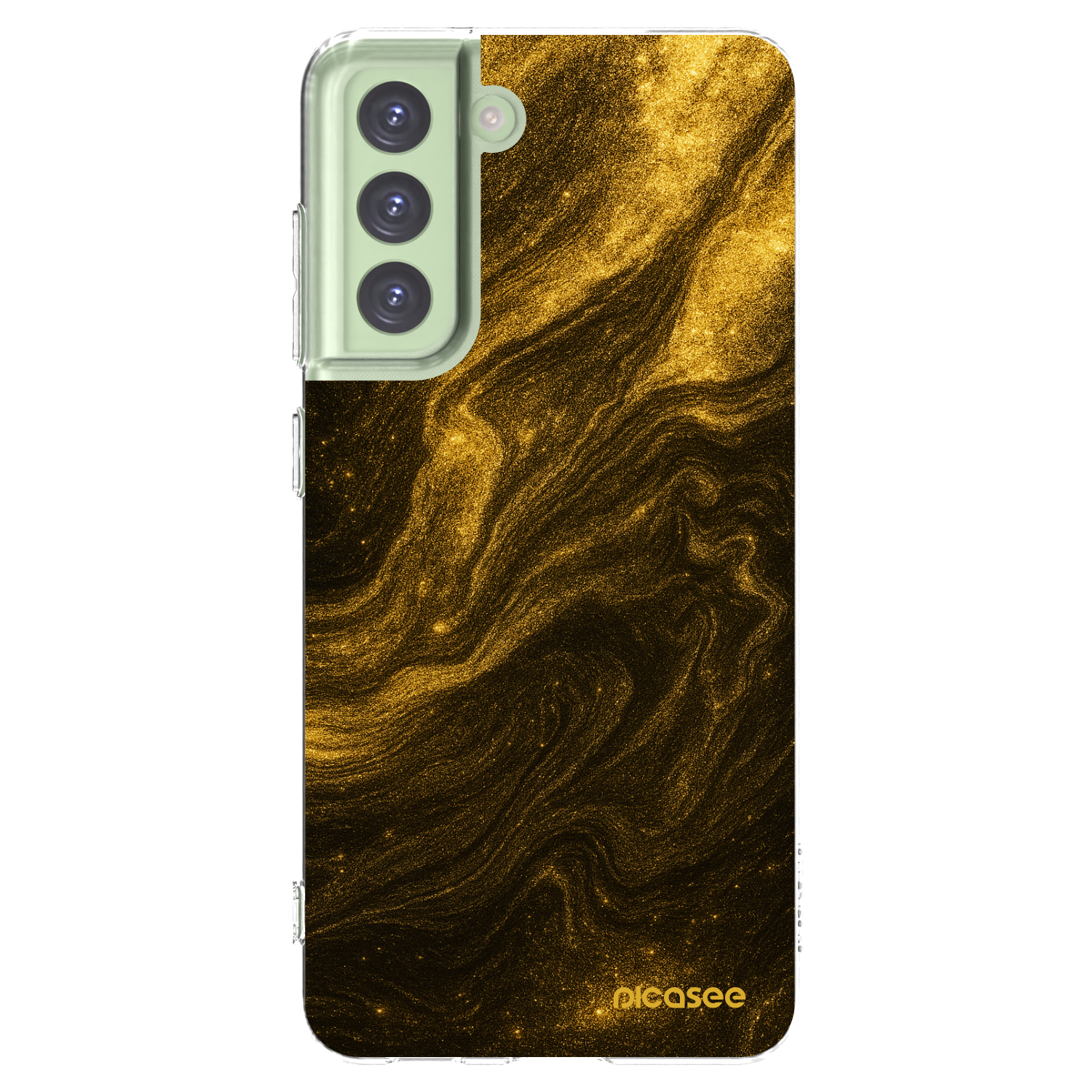 Picasee husă transparentă din silicon pentru Samsung Galaxy S21 FE 5G - Black