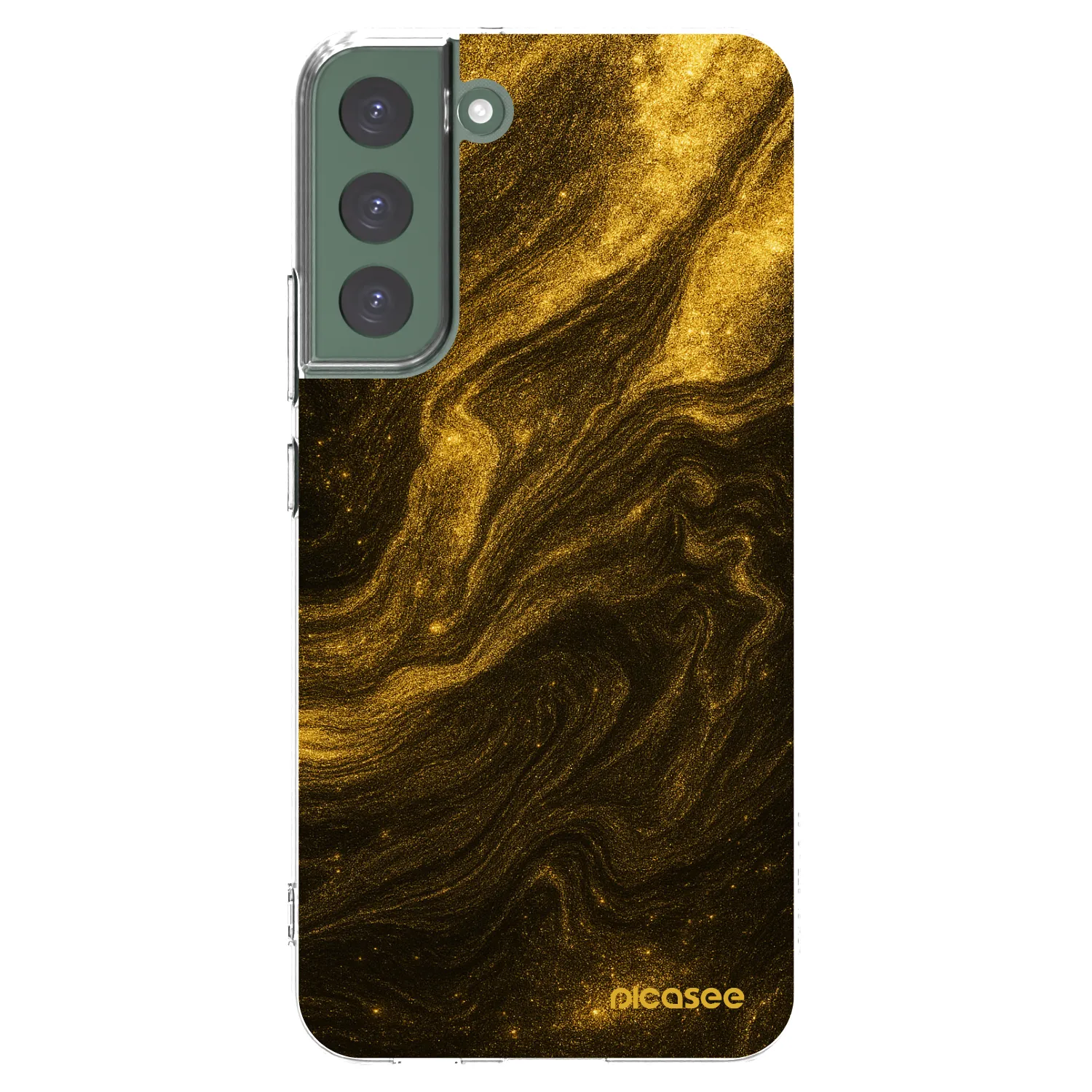 Picasee husă transparentă din silicon pentru Samsung Galaxy S22+ 5G - Black