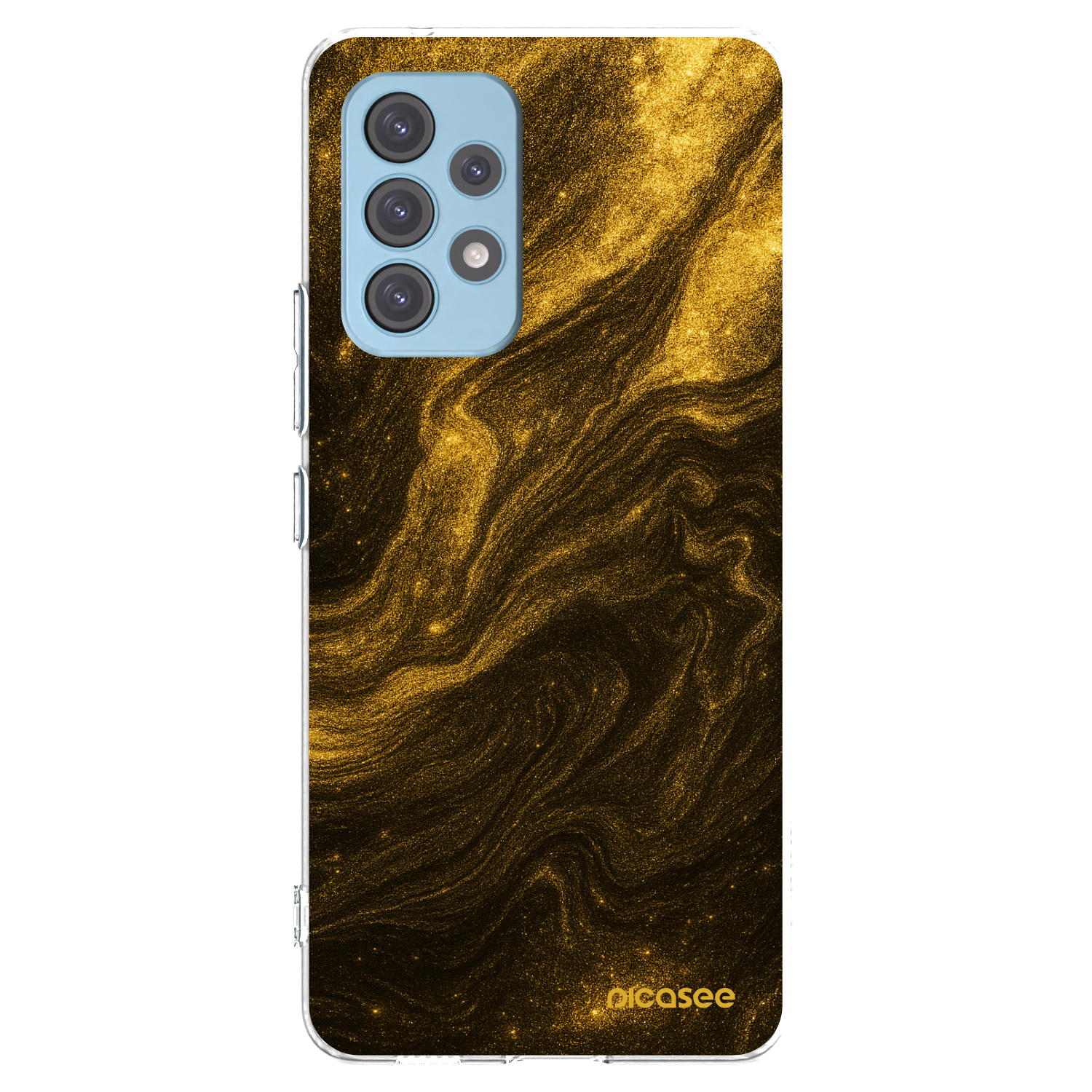 Picasee husă transparentă din silicon pentru Samsung Galaxy A53 5G A536 - Black
