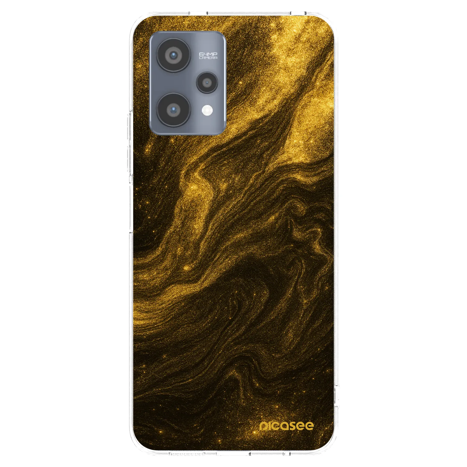Picasee husă transparentă din silicon pentru Realme 9 Pro 5G - Black
