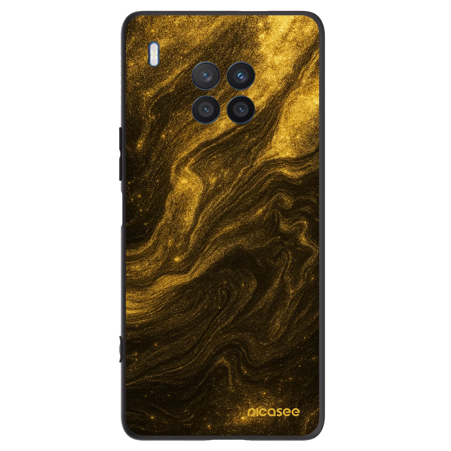 Picasee husă neagră din silicon pentru Honor 50 Lite - Black