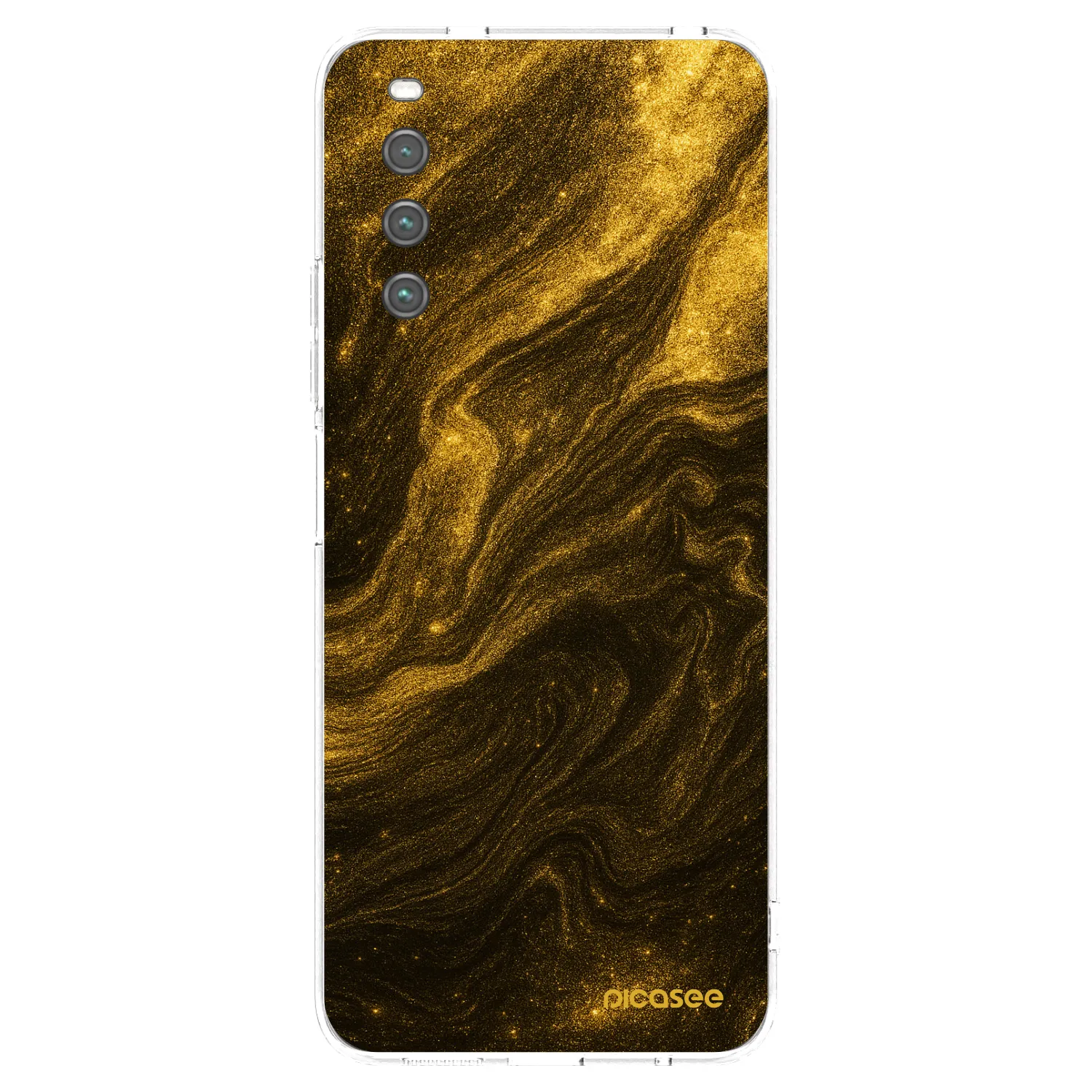 Picasee husă transparentă din silicon pentru Sony Xperia 10 IV 5G - Black