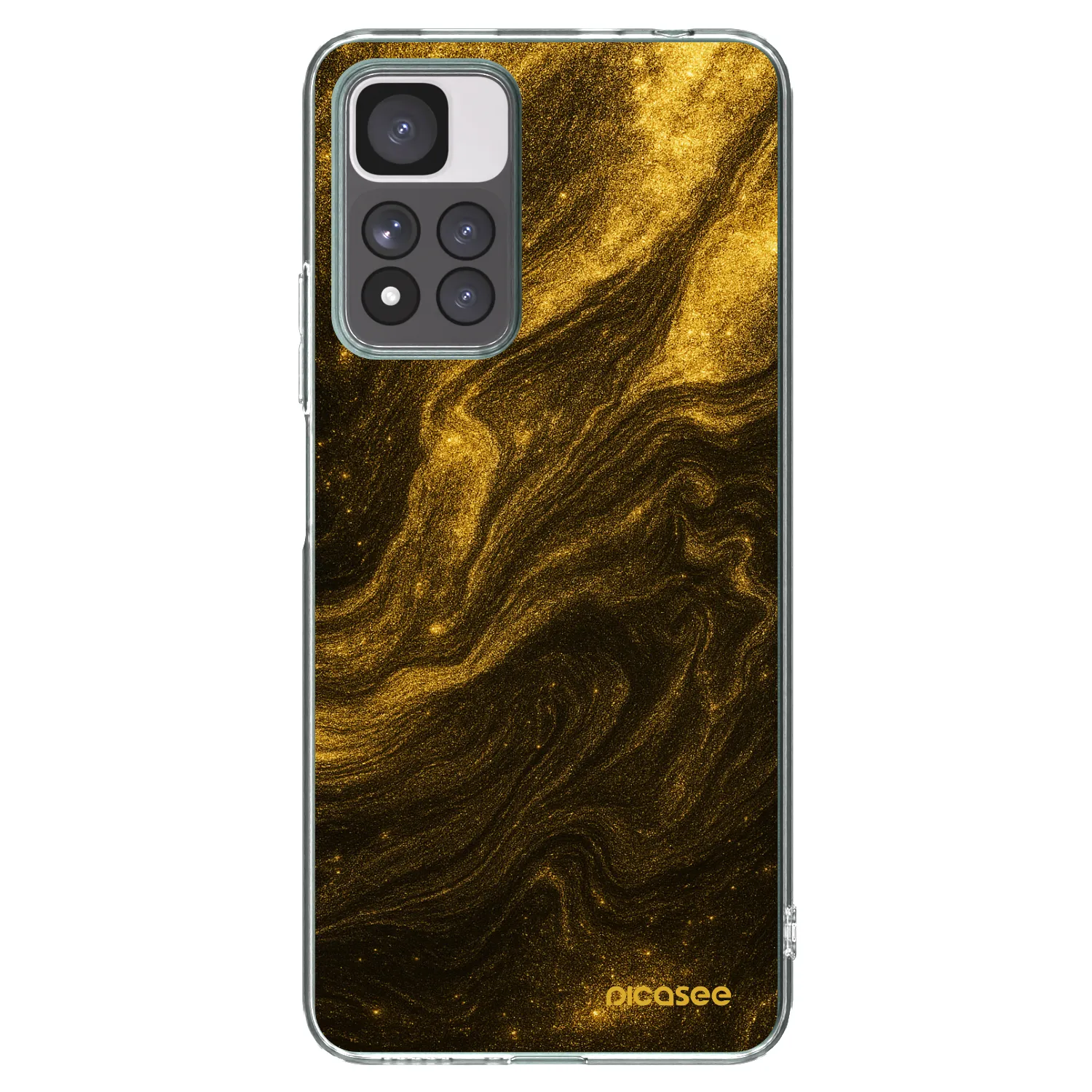 Picasee husă transparentă din silicon pentru Xiaomi Redmi Note 11 Pro+ 5G - Black