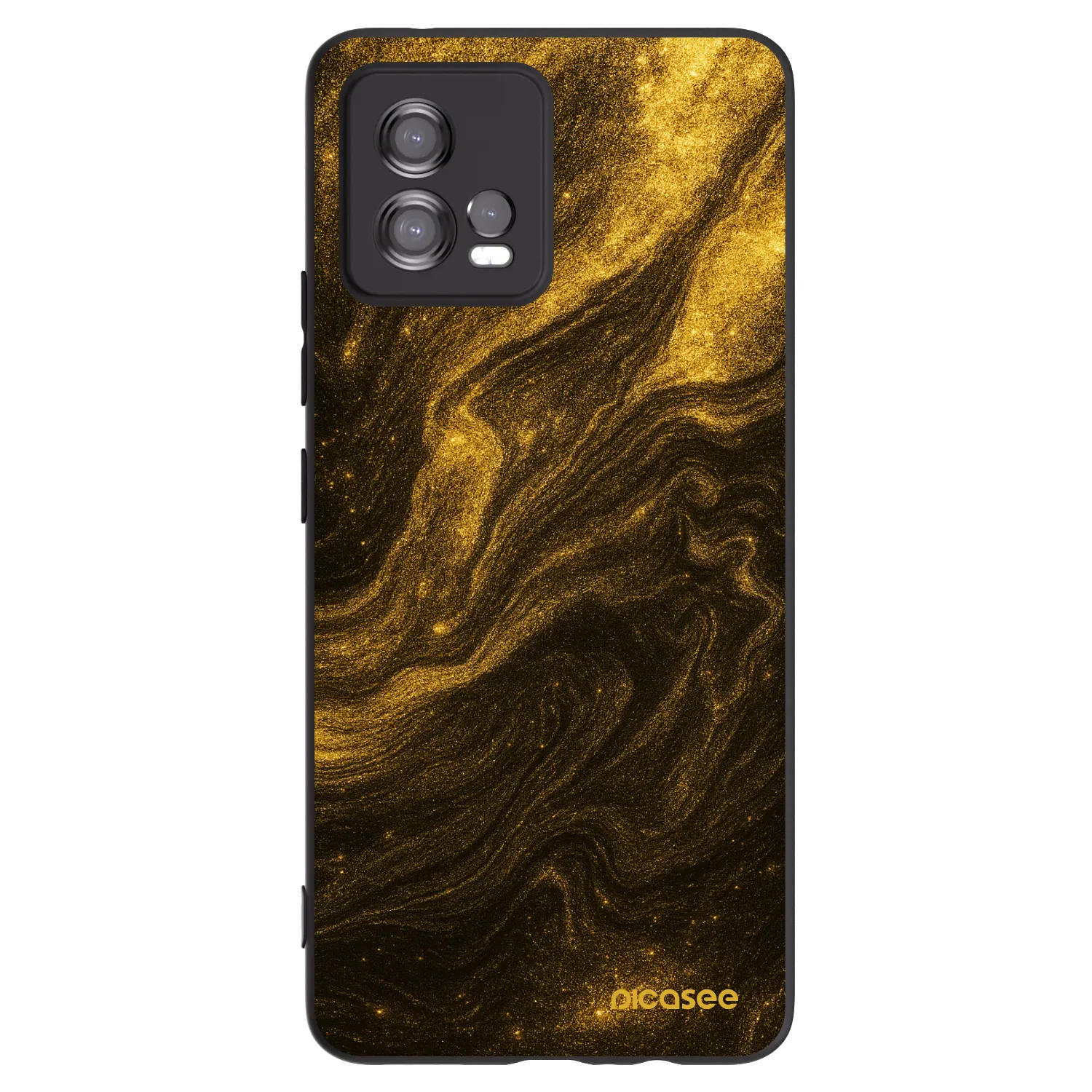 Picasee husă neagră din silicon pentru Motorola Moto G72 - Black
