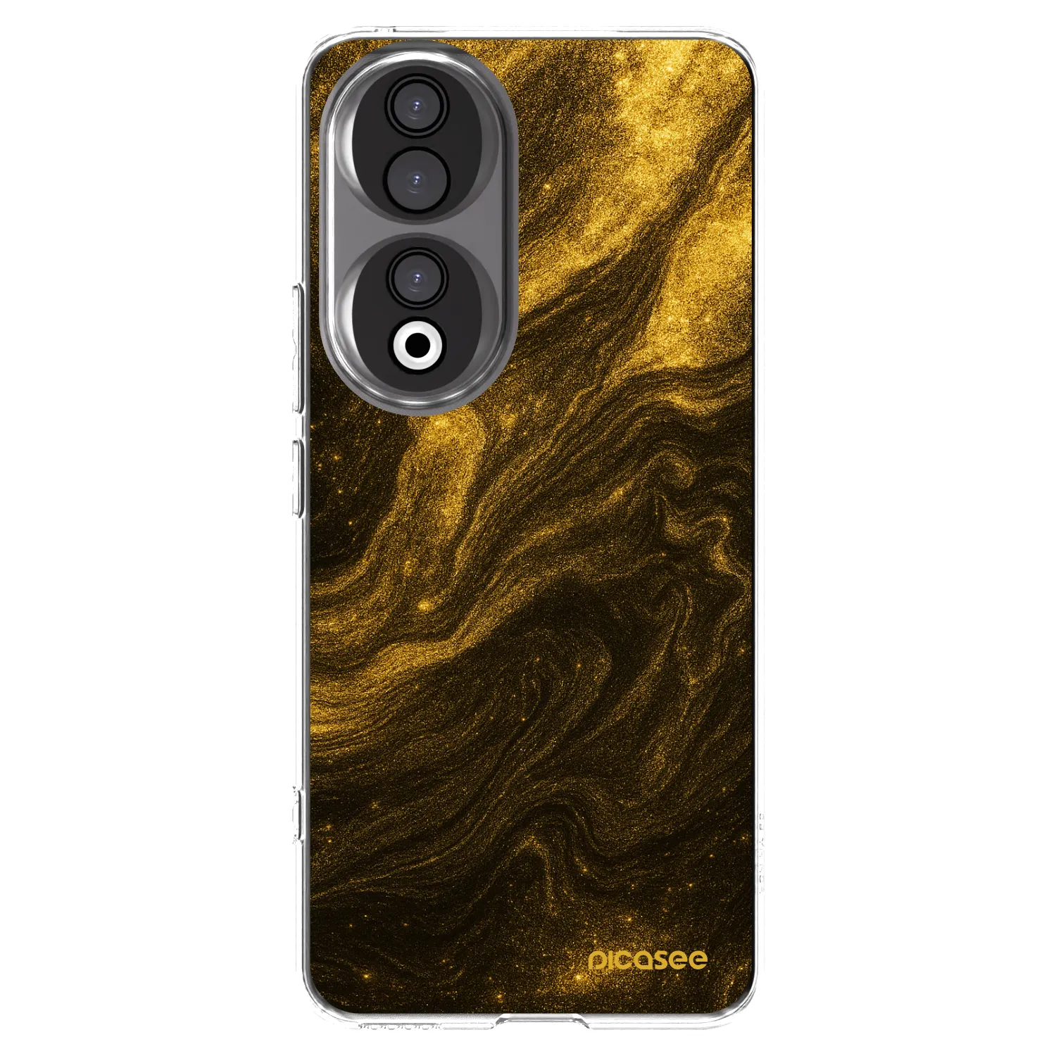 Picasee husă transparentă din silicon pentru Honor 90 5G - Black